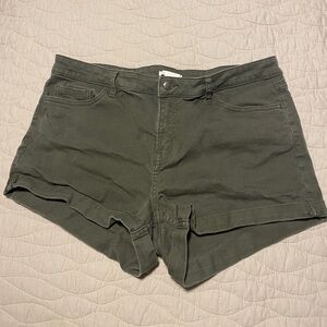 H&M green shorts. Size 12. 2.5” inseam.